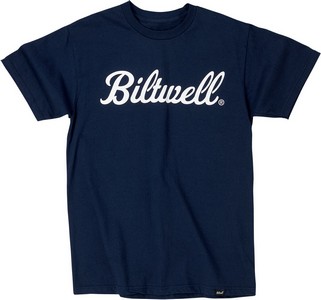 Biltwell  Tee Script Navy Sm i gruppen Kläder & Utrustning / Kläder / T-shirts hos Blixt&Dunder AB (303020599)