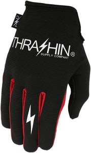 Thrashin Supply Co.  Glove Stlth Blk/Red Md i gruppen Kläder & Utrustning / Handskar hos Blixt&Dunder AB (33013493)