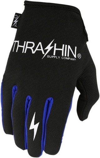 Thrashin Supply  Glove Stlth Blk/Blu Xl i gruppen Klder & Utrustning / Handskar hos Blixt&Dunder AB (33013500)