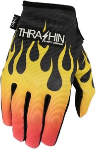 Thrashin Supply Co.  Glove Stlth Flame Sm i gruppen Kläder & Utrustning / Handskar hos Blixt&Dunder AB (33013502)