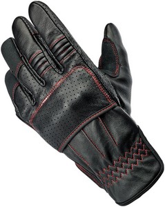 Biltwell Glove Borrego Redline Sm Glove Borrego Re i gruppen Klder & Utrustning / Handskar hos Blixt&Dunder AB (33013930)