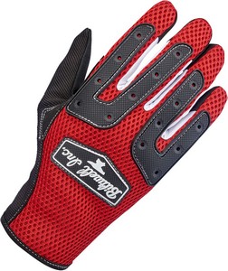 Biltwell Gloves Anza Red/Blk Sm Gloves Anza Red/Bl i gruppen Klder & Utrustning / Handskar hos Blixt&Dunder AB (33014166)