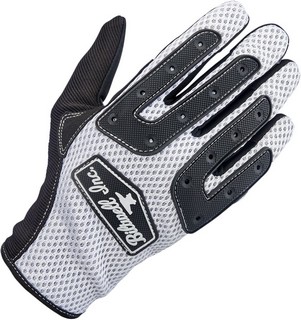Biltwell Gloves Anza Wht/Blk Lg Gloves Anza Wht/Blk Lg i gruppen Kläder & Utrustning / Handskar hos Blixt&Dunder AB (33014180)