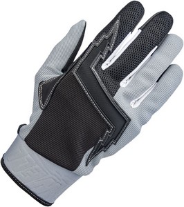 Biltwell Gloves Baja Gry/Blk Sm Gloves Baja Gry/Bl i gruppen Klder & Utrustning / Handskar hos Blixt&Dunder AB (33014202)