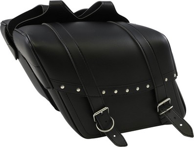 Saddlemen Saddlebag Universal Synthetic Leather Black Saddlebag Slant i gruppen Reservdelar & Tillbehr / Ram och chassidelar / Sadlar / Saddlemen hos Blixt&Dunder AB (35010089)