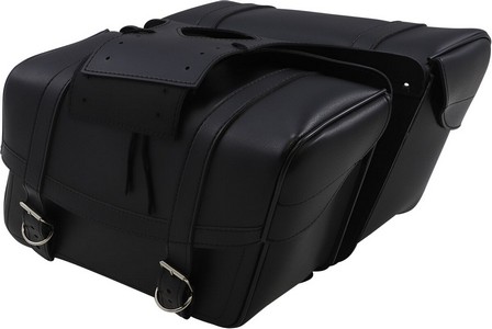 Saddlemen Saddlebag Universal Synthetic Leather Black Saddlebag Slant i gruppen Reservdelar & Tillbehr / Ram och chassidelar / Sadlar / Saddlemen hos Blixt&Dunder AB (35010090)