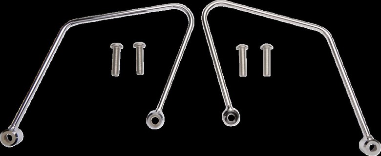 Cobra Saddlebag Support Brackets Chrome Saddlebag Supports Hon i gruppen Reservdelar & Tillbehr / Vskor & Tillbehr / Bagagercke hos Blixt&Dunder AB (35010271)