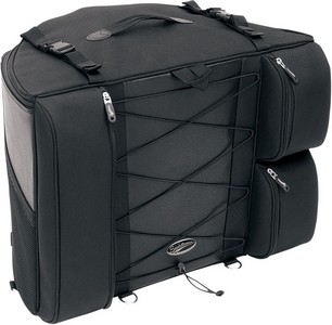 Saddlemen Dresser Back Seat Bag Textile Black Backrest Bag Br4100 i gruppen Reservdelar & Tillbehr / Ram och chassidelar / Sadlar / Saddlemen hos Blixt&Dunder AB (35010322)