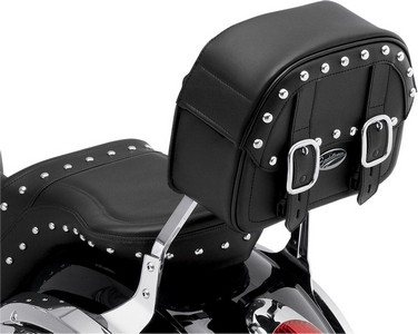 Saddlemen Sissy Bar Bag Express Desperado Large Textile Black Chrome S i gruppen Reservdelar & Tillbehr / Ram och chassidelar / Sadlar / Saddlemen hos Blixt&Dunder AB (35030050)