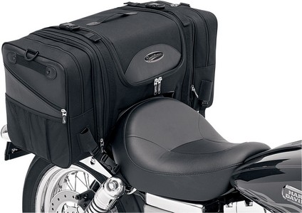 Saddlemen Deluxe Tail Bag Textile Black Tail Bag Cruiser Ts3200De i gruppen Reservdelar & Tillbehr / Ram och chassidelar / Sadlar / Saddlemen hos Blixt&Dunder AB (35160036)