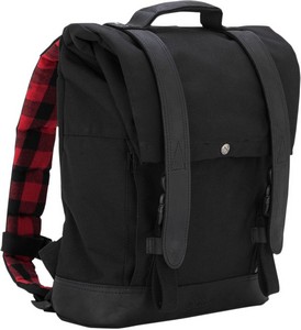 Burly Brand Roll Top Backpack Black Backpack Black Cordura i gruppen Klder & Utrustning / Vskor & Ryggsckar hos Blixt&Dunder AB (35170435)