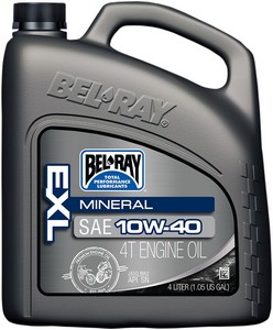 Exl Mineral 4-Stroke Engine Oil 10W-40 4 Liter Oil Exl Mineral 4T 10W- i gruppen Servicedelar & Olja / Motorolja hos Blixt&Dunder AB (36010148)