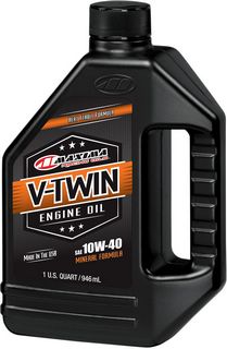 Maxima Engine Oil V-Twin 10W40 / 946 Ml | 32 Fl. Oz. / Amber Oil V-Twi i gruppen Servicedelar & Olja / Motorolja hos Blixt&Dunder AB (36010289)