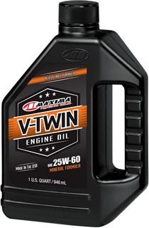 Maxima Engine Oil V-Twin 25W60 / 946 Ml | 32 Fl. Oz. / Amber Oil V-Twi i gruppen Servicedelar & Olja / Motorolja hos Blixt&Dunder AB (36010291)