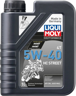 Liqui Moly 4T 5W40 Hc Street 1L 4T 5W-40 Hc Street 1L i gruppen  hos Blixt&Dunder AB (36010513)