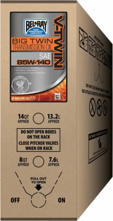 Bel-Ray V-Twin Big Twin Transmission Oil 85W-140 Case 6 Gallon i gruppen Servicedelar & Olja / Olja & rengöring / Bel-ray / Trans-, växellådsolja hos Blixt&Dunder AB (36030078)
