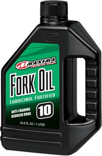 Maxima Fork Oil Front 10W / 1 Liter | 33,8 Fl. Oz. / Clear Oil Fork Ma i gruppen Servicedelar & Olja / Olja & rengring / Olja, vtskor och fett / Gaffelolja hos Blixt&Dunder AB (36090002)