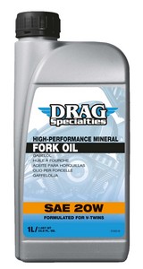 Drag Specialties Oil Oil E-Drg Fork 20W 12/1Qt Oil E-Drag Fork 20W 1L i gruppen  hos Blixt&Dunder AB (36090156)