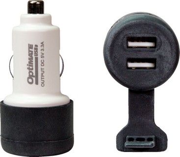 Tecmate Usb Fast Charger O106 12V/ 24V Cig Usb Charger 2A O106 i gruppen Klder & Utrustning / Montering styret hos Blixt&Dunder AB (38070278)