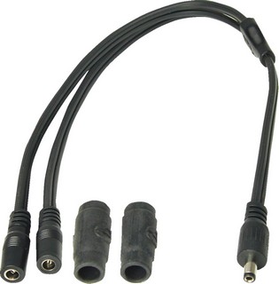 Tecmate Y Splitter Dc2.5Mm Plug In To 2X Dc2.5Mm Socket Out Cord Y-Spl i gruppen Klder & Utrustning / Montering styret hos Blixt&Dunder AB (38070332)