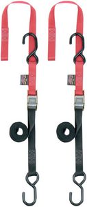 Powertye Soft-Tye Tiedown / Black|Red / Nylon|Steel Tiedown Cam 1