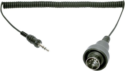 Sena Stereo Jack 3.5Mm To 5-Pin Din Dual Stream Black Cable 5 Pin Din i gruppen Klder & Utrustning / Headset & Intercom hos Blixt&Dunder AB (44020291)