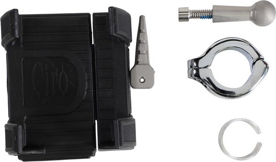 Ciro Smartphone/Gps Holder With Bar Mount Chrome Mount Bars W/O Chg Ch i gruppen Klder & Utrustning / Montering styret hos Blixt&Dunder AB (44020600)