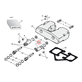 Rocker Arm Shim Set Shovel .007