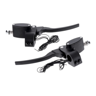 Custom Handlebar Control Kit Hydr. Clutch. Matte Black i gruppen Reservdelar & Tillbehr / Styren & Tillbehr / Handtag, Reglage & Tillbehr  / Handtags-kit hos Blixt&Dunder AB (502042)