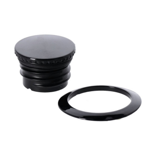 Pop-up gas cap set. Black 98-22 XL Sportster (excl. 04-10 XL1200C) wit i gruppen Reservdelar & Tillbehr / Tankar / Bensintank & Tillbehr / Tanklock hos Blixt&Dunder AB (505111)