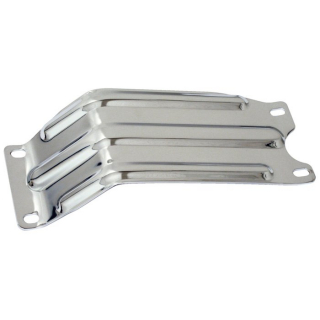 Engine skid plate. Ribbed. Chrome 36-99 Big Twin (Excl. FXR, FLT/Touri i gruppen  hos Blixt&Dunder AB (509870)