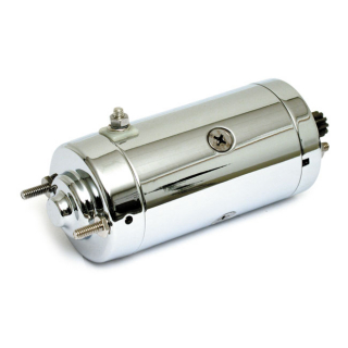 Starter Motor, Prestolite Style. Chrome 67-80 Xl, L66-82 Fl, 80-83 Flt i gruppen Reservdelar & Tillbehr / Eldelar / Elstart / Starmotor 66-88 / Prestolite hos Blixt&Dunder AB (519975)