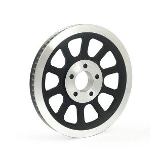 Reproduction Oem Style Wheel Pulley 66T, 20Mm Belt. Black 07-11 Flstf, i gruppen Servicedelar & Olja / M8 / Drivlina M8 hos Blixt&Dunder AB (520278)