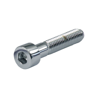 Metric allen bolt M10 x 30mm  Polished chrome i gruppen  hos Blixt&Dunder AB (523190)