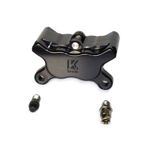 K-Tech 4-Piston Brake Caliper. Black Custom Application i gruppen Reservdelar & Tillbehr / Hjul & bromsar / Bromsar / Bromsok & fsten hos Blixt&Dunder AB (532139)
