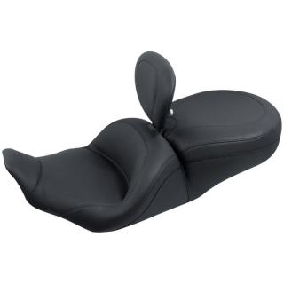 Mustang, Lowdown Touring seat. With rider backrest 97-07 FLHR, 06-07 F i gruppen Reservdelar & Tillbehr / Ram och chassidelar / Sadlar / Sadlar Touring hos Blixt&Dunder AB (537089)