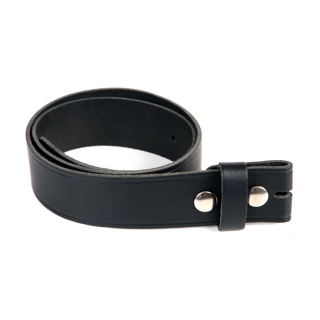 Leather Belt Without Buckle Black i gruppen Klder & Utrustning / Klder / Byxor hos Blixt&Dunder AB (545621)