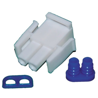 NAMZ, AMP connector. Plug, 2-pins Universal AMP Mate-n-Lock watertight i gruppen Reservdelar & Tillbehr / Eldelar / OEM Kontakter / AMP OEM hos Blixt&Dunder AB (548174)