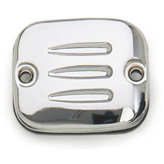 COVER, H/B MASTER CYL. GROOVED. CHR. 96-05 Softail, Dyna, 96-04 FLT/To i gruppen Reservdelar & Tillbehr / Bromsar / Huvud- och hjulcylindrar hos Blixt&Dunder AB (555211)