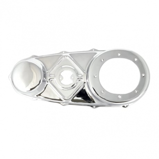 Steel outer primary cover 36-54 Big Twin (NU)  Chrome i gruppen  hos Blixt&Dunder AB (555674)