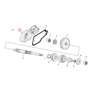 Cometic, Gasket Starter Cover Plate. .031