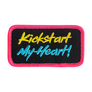 Biltwell Kickstart my heart patch i gruppen Klder & Utrustning / vrigt / Tygmrken Pins & Stickers hos Blixt&Dunder AB (561945)