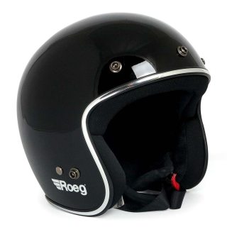 Roeg Jett Helmet Gloss Black Size Xs i gruppen Klder & Utrustning / Hjlmar / ROEG Jett  hos Blixt&Dunder AB (563695)