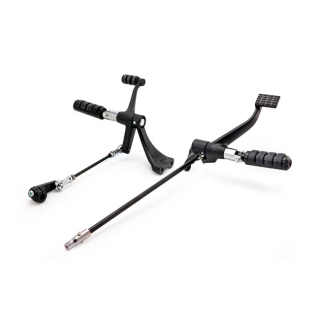 Evo Xl Forward Control Kit. Iso Pegs. Black 14-22 Xl  Steel Constructi i gruppen Reservdelar & Tillbehr / Ram och chassidelar / Fotreglage / Framflytt & fotreglage hos Blixt&Dunder AB (571807)
