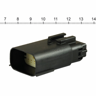 NAMZ, Molex MX-150 connector. Black, receptacle, 12-pin 07-24 various i gruppen Reservdelar & Tillbehr / Eldelar / OEM Kontakter / Molex  hos Blixt&Dunder AB (578296)