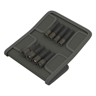 Wera 1/4 drive nutsetter set with belt pouch 7,8,10,12,13mm and 1/4, 5 i gruppen  hos Blixt&Dunder AB (581844)