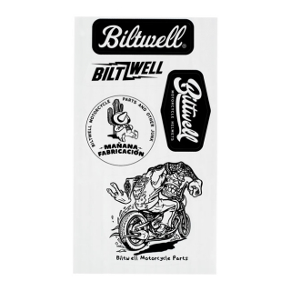 Biltwell biltwell sticker sheet a Almost everywhere i gruppen Klder & Utrustning / vrigt / Tygmrken Pins & Stickers hos Blixt&Dunder AB (586851)