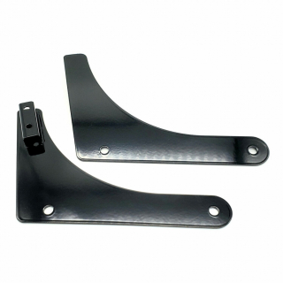 Cycle Visions, rigid sissy bar side plates. Black i gruppen  hos Blixt&Dunder AB (587699)