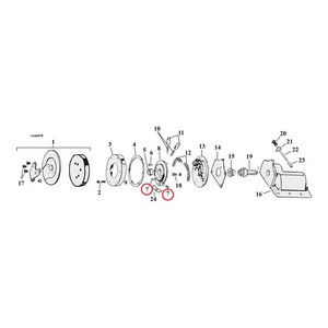 Roll pin, ratchet top transmission 74-E79 Big Twin 2 used. 1/16