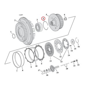 Retaining ring, clutch bearing 37905-90 i gruppen  hos Blixt&Dunder AB (590228)